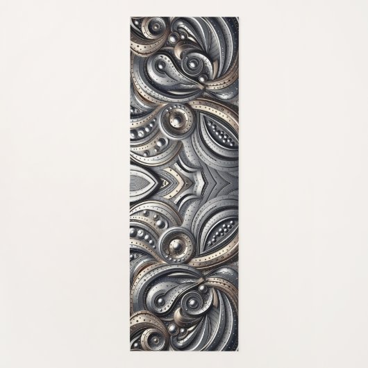 riveted metal curves  ヨガマット (正面)