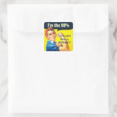 Riveter OWSステッカーを回す スクエアシール (バッグ)