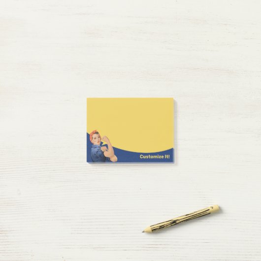 Riveter Post-It Notesのロック ポストイット (デスク上)