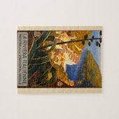 Rivieraイタリアン Europe Italy旅行ポスター ジグソーパズル (横)