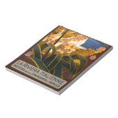 Rivieraイタリアン Europe Italy旅行ポスター ノートパッド (回転)