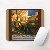 Rivieraイタリアン Europe Italy旅行ポスター マウスパッド (マウス)