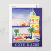 rivieraフランスのの複数形 ポストカード (正面/裏面)