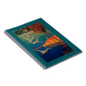 Rivieraフランスの旅行ポスター# 1 ノートブック (右側)