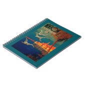 Rivieraフランスの旅行ポスター# 1 ノートブック (左側)