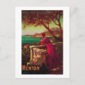 Rivieraフランスの旅行ポスター# 2 ポストカード (正面)