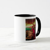 Rivieraフランスの旅行ポスター# 2 マグカップ (正面右)