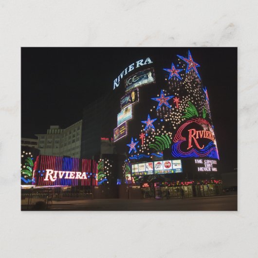 Riviera Las Vegasダブルイメージポストカード ポストカード (正面)
