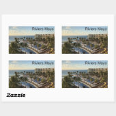 Riviera Maya Cancun Mexico – 長方形シール (シート)