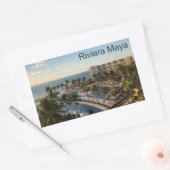 Riviera Maya Cancun Mexico – 長方形シール (封筒)