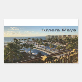 Riviera Maya Cancun Mexico – 長方形シール