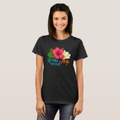 Riviera Maya Vacation Mexico Tropical Hibiscus Flo Tシャツ (正面フル)