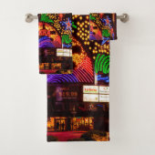 Riviera Neon Lights Las Vegas バスタオルセット (インサイチュ)