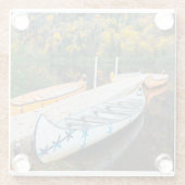 RivièreジェイクスCartier | Rabaskasの波止場 ガラスコースター (裏面)