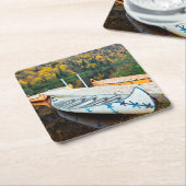 RivièreジェイクスCartier | Rabaskasの波止場 スクエアペーパーコースター (アングル)