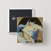 Riviere旧姓Marie Francoise Jacquette夫人 缶バッジ (正面&裏面)