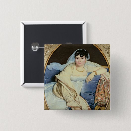 Riviere旧姓Marie Francoise Jacquette夫人 缶バッジ (正面&裏面)