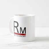 Rivik媒体のマグ コーヒーマグカップ (正面左)