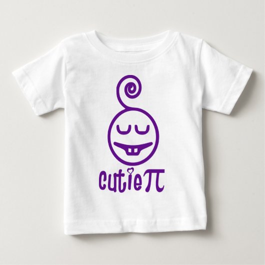 Riyah李はかわいこちゃんPiを設計します ベビーTシャツ (正面)