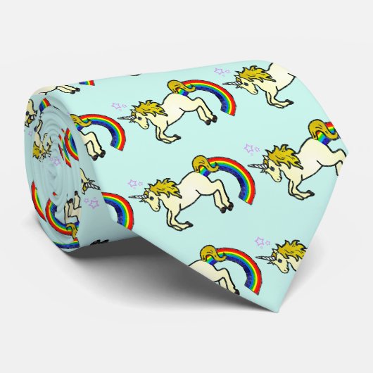 Riyah李は虹のPoopingのユニコーンを設計します ネクタイ (ロール)