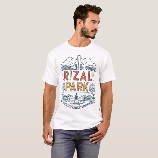 RIZAL PARK Tシャツ (正面フル)