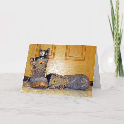 Rizoliのブーツグリーティングカード カード (正面)