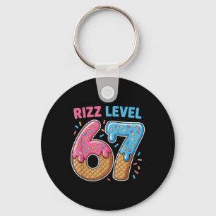 Rizzレベル67 アルファスラング世代 67番 アイスクリ キーホルダー