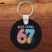 Rizzレベル67 アルファスラング世代 67番 アイスクリ キーホルダー (正面)
