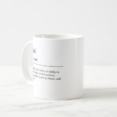Rizz定義GenZ Wordミレニアル コーヒーマグカップ (正面左)