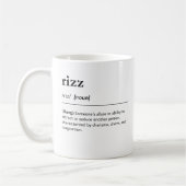 Rizz定義GenZ Wordミレニアル コーヒーマグカップ (左)