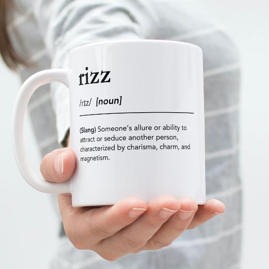 Rizz定義GenZ Wordミレニアル コーヒーマグカップ