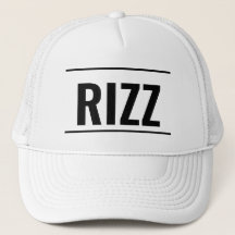 RIZZ レザーパッチ ハット - ミニマル ロゴ キャップ