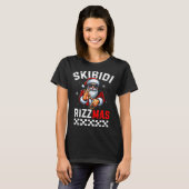Rizz Christmas Santa 6 7 Funny Xmas Skibidi Rizzma Tシャツ (正面フル)
