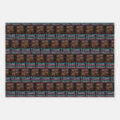 Rizz Em With The Tism Meme Autism Funny Racoon ラッピングペーパーシート (正面)