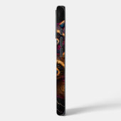 Rizz Em With The Tism Meme Autism Funny Racoon Case-Mate iPhoneケース (裏面 / 左)