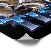 Rizz Em With The Tism Racoon For Men, Women, And K ポスター (角)