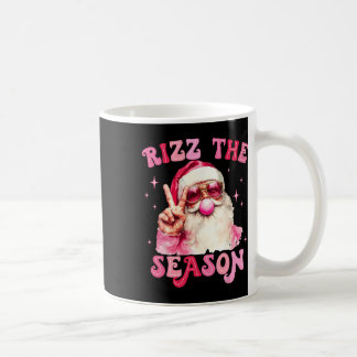 Rizz The Season Santa Pink Bubble Gum Rizzmas Chri コーヒーマグカップ