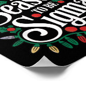 Rizz The Season To Be Sigma Funny Meme Christmas H ポスター (角)