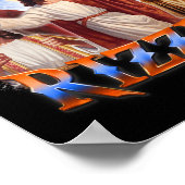 Rizzenクリスチャンの男性は女性のバイブル信仰がある ポスター (角)