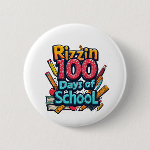 Rizzin 100日のGen Alpha おもしろい 缶バッジ