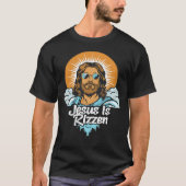 Rizzin' Christ：イースタースワッグTシャツ Tシャツ (正面)