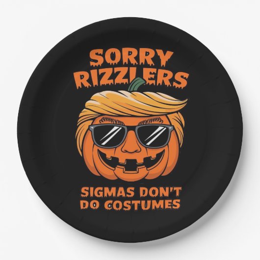 Rizzlers, Sigmasコスチュームしない – Trumpkin Sigm ペーパープレート (正面)