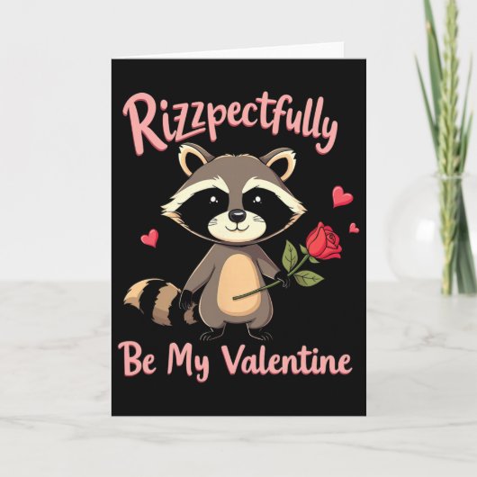 Rizzpectfully Be My Valentine Gen Alpha Rizz Sigma カード (正面)
