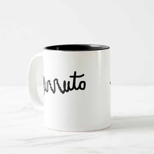 Rizzutoは$18.95 2コーヒー・マグにある調子を与えました ツートーンマグカップ (正面左)