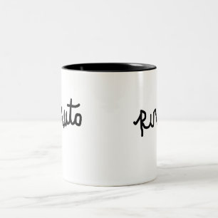 Rizzutoは$18.95 2コーヒー・マグにある調子を与えました ツートーンマグカップ