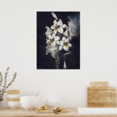 RJソーントン – 白いユリ ポスター (キッチン)