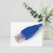 RJ45 - コンピューターネットワークコネクター ポストカード (スタンド正面)