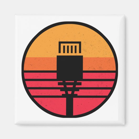 RJ 45コネクタ マグネット (正面)