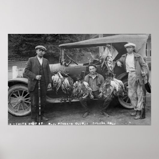 RJ Finneys Clubでゲームでポーズをとるハンター ポスター (正面)