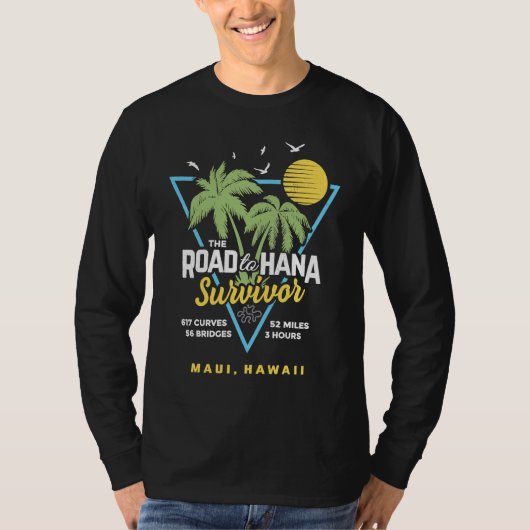 RJC Road to Hana Survivor Maui Hawaii Trip Adventu Tシャツ (正面)